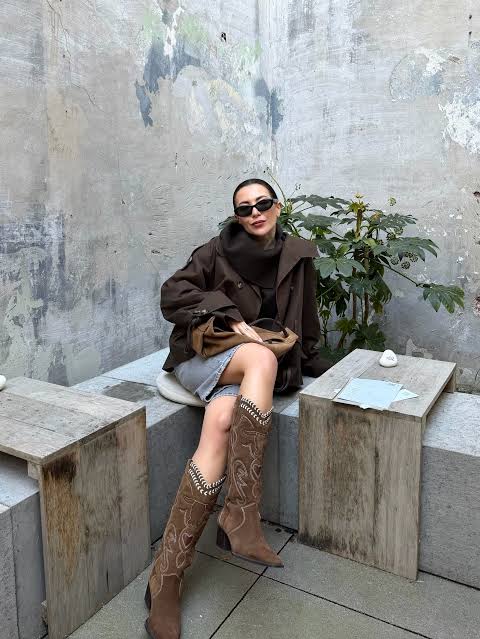 Zara Cowboy Festival Boots