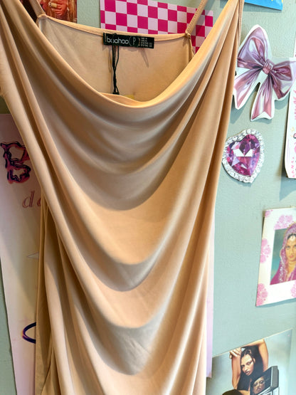 Boohoo Cowl Neck Dress