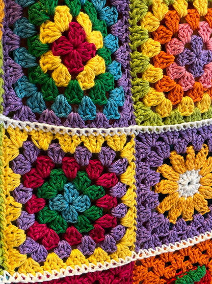 Granny Square Crochet Skirt