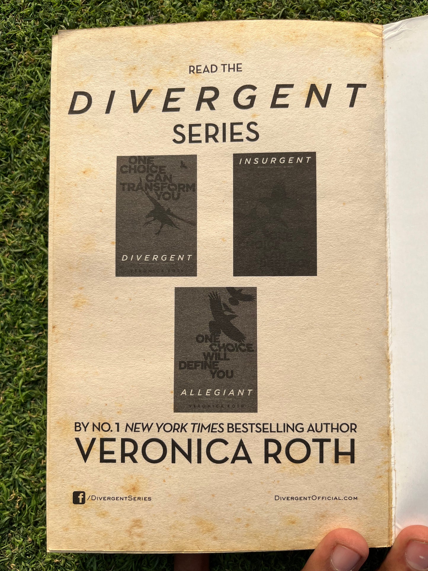 Insurgent Veronica Roth Book