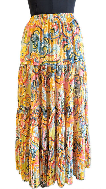 Floral Printed  Maxi Skirt