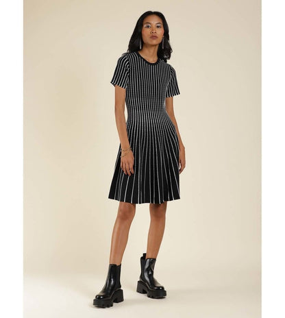 Label Ritu Kumar Black and White dress