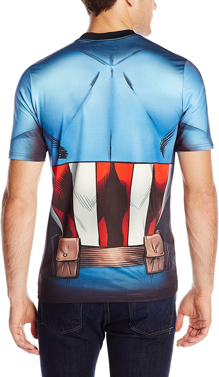 Marvel Captain America Men's Cappin Stance TEE