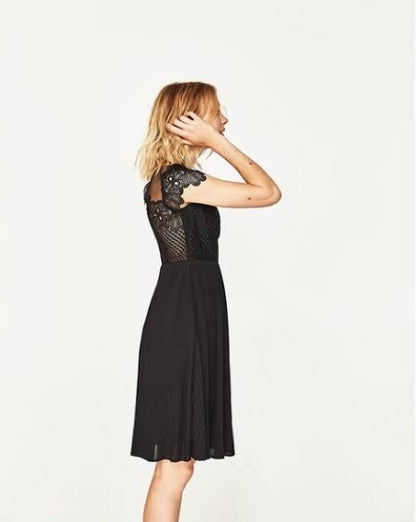 Zara Black lace Dress