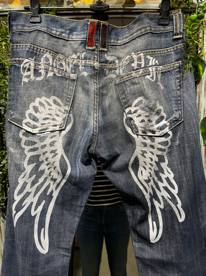 Angel Devil Blue Jeans