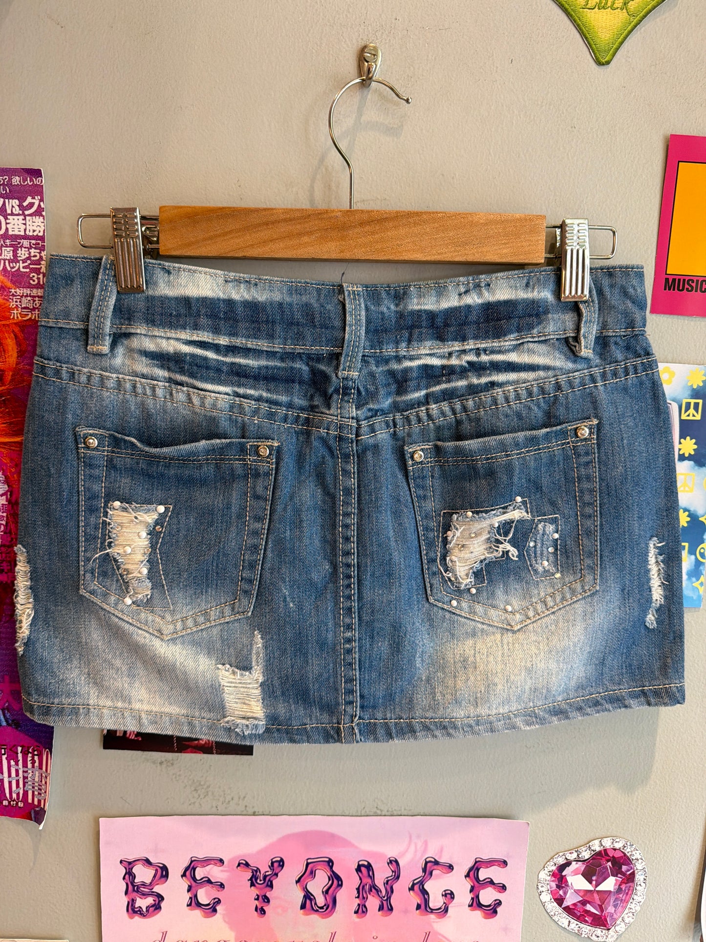 Y2K denim Skirt