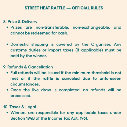 STREET HEAT - NIKE DUNKS RAFFLE TICKETS ! 👟