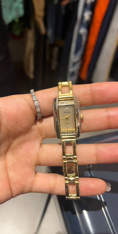 Eternity Quartz Gold Tone Watch