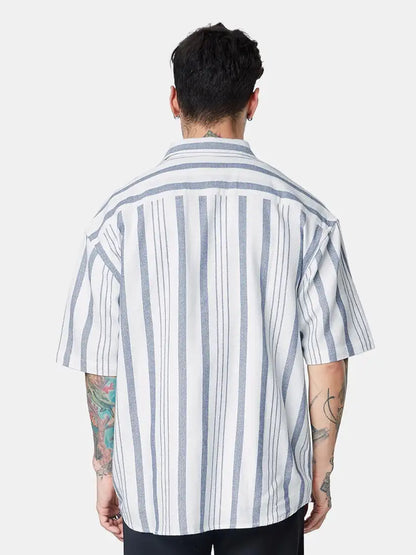 Oversize Striped Shirt