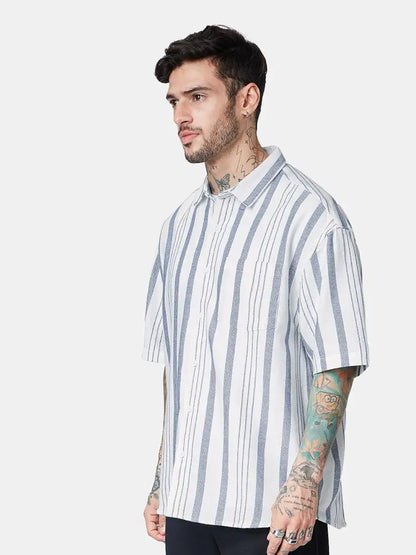 Oversize Striped Shirt