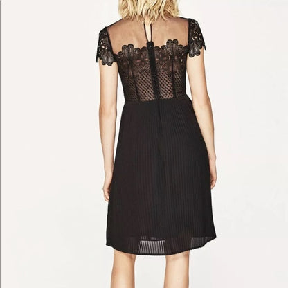 Zara Black lace Dress