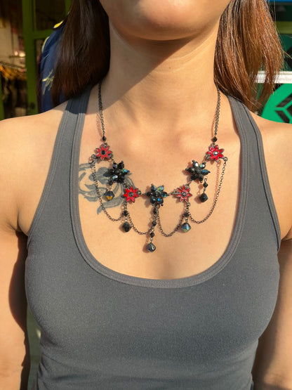 Onyx Waterfall Choker