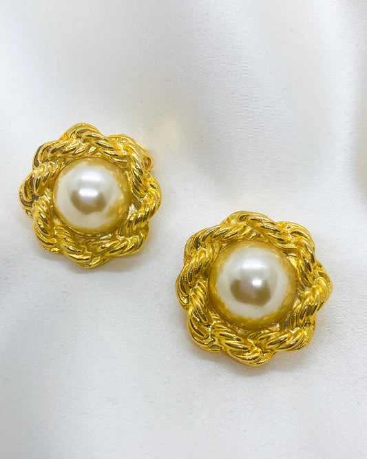 Twisted Golden Earrings