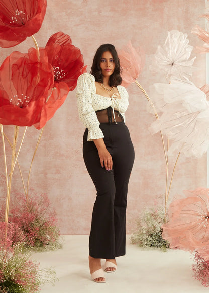 Lea Percy High-Waisted Corset Pants