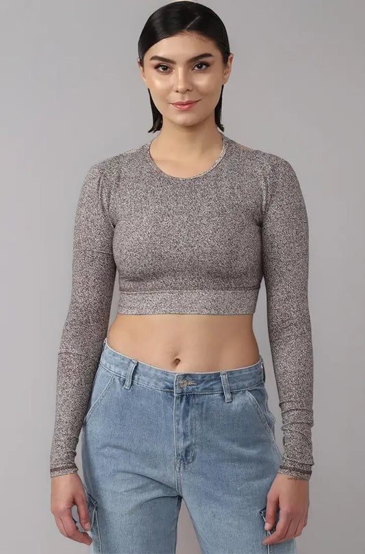 F21 Solid Texture Top