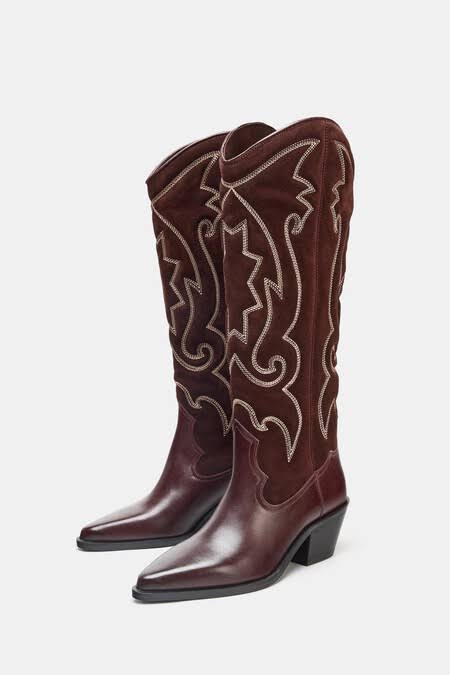 Zara Festival Cowboy Boots