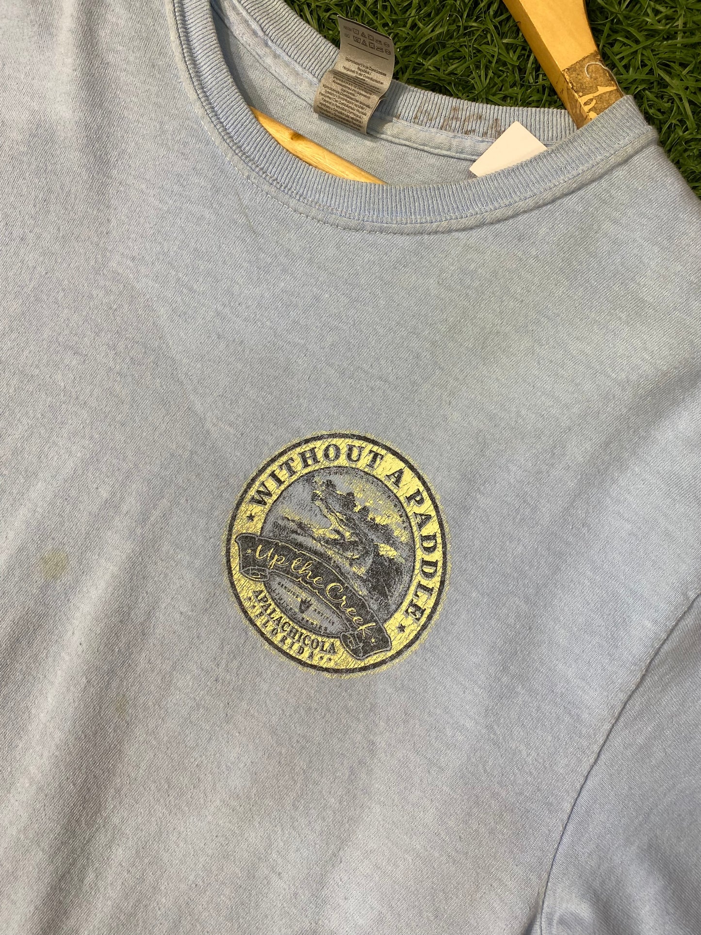 Without A Paddle Up The Creek Vintage Tee