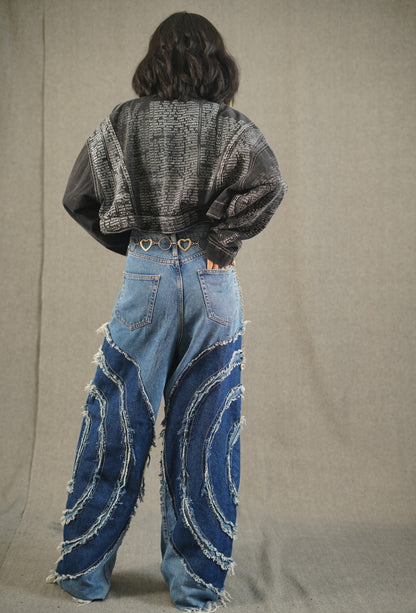 Cyclone Distressed Thread Jeans