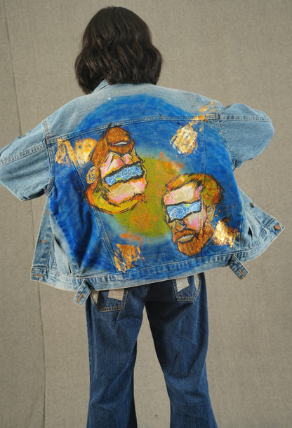 Dark Van Gogh Handpainted Jacket