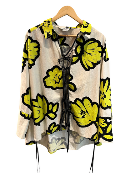 Dhruv Kapoor White Floral Shirt