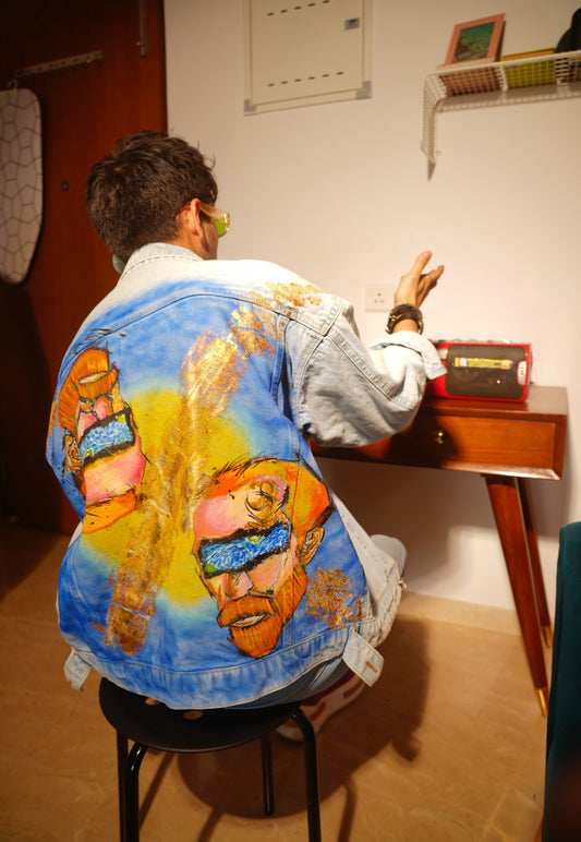 Light Van Gogh Denim Jacket