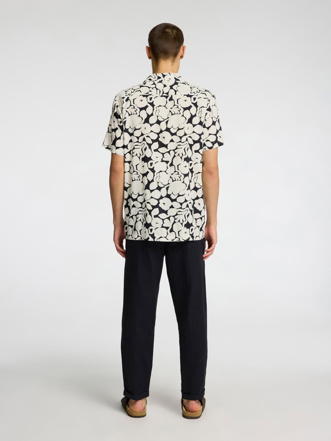 Selected Homme Black and White Shirt