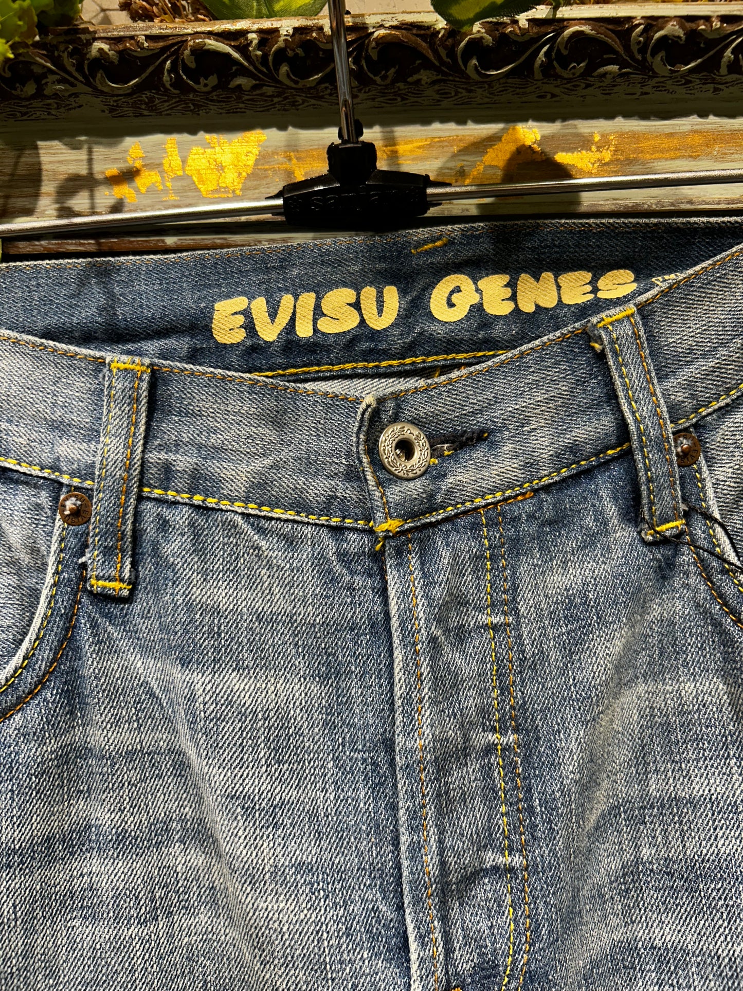 Evisu Genes Blue Y2K Jeans