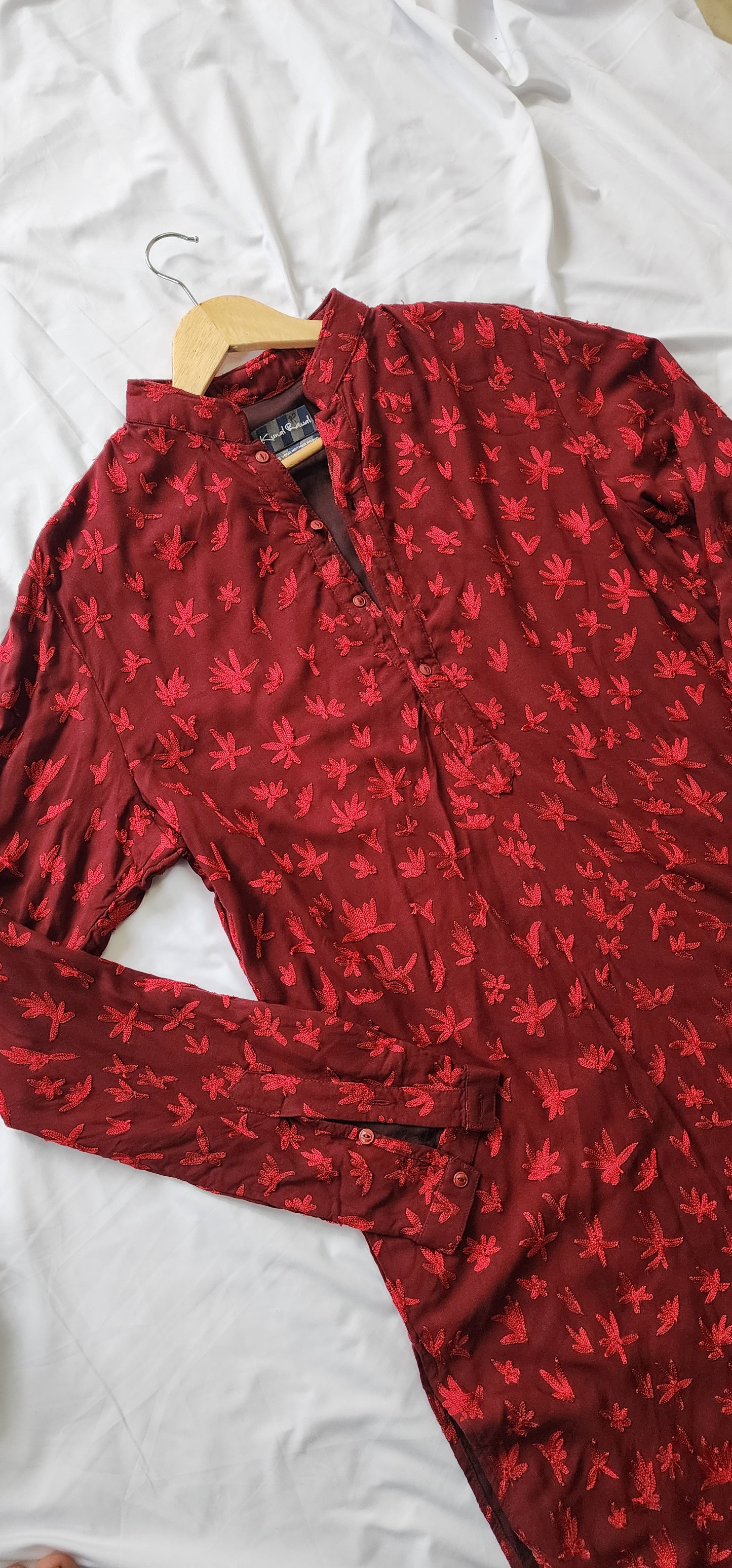 Kunal Rawal Red Kurta