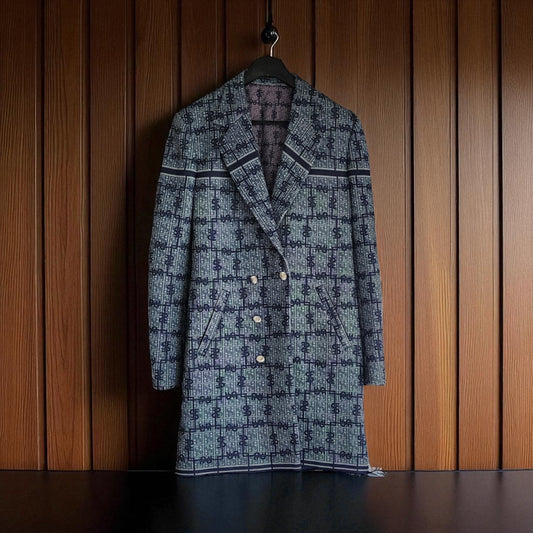 Falguni Shane Peacock Green Coat