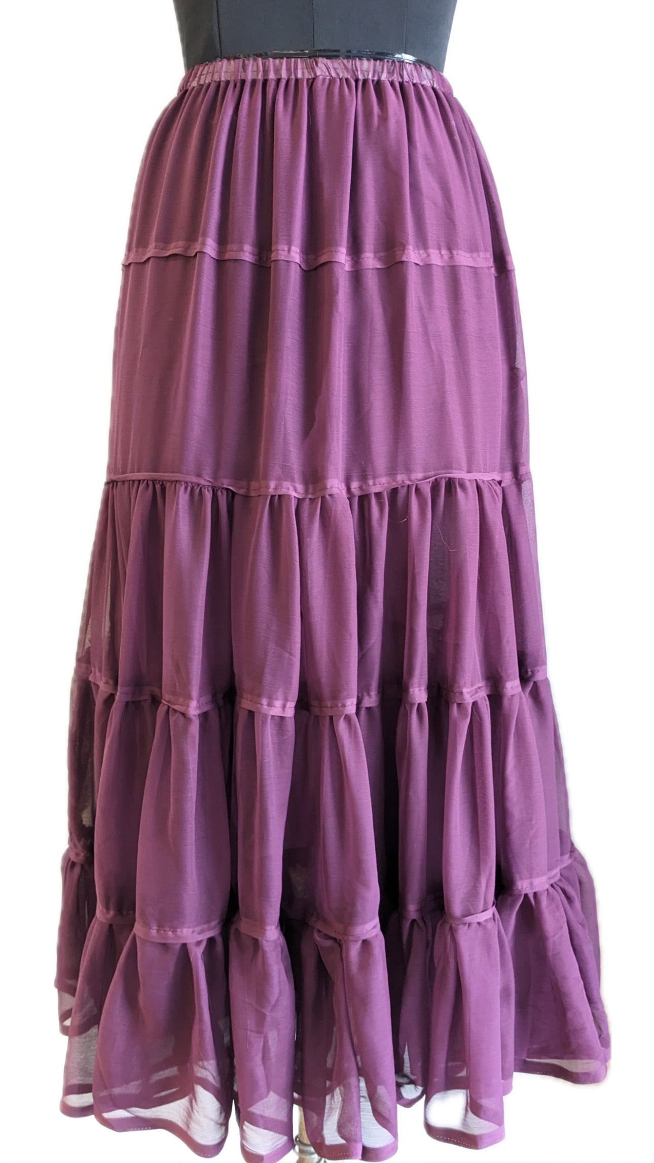 Purple Maxi Skirt