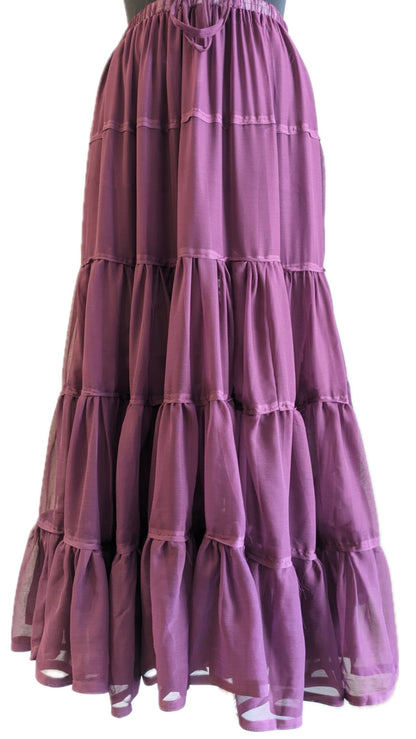 Purple Maxi Skirt