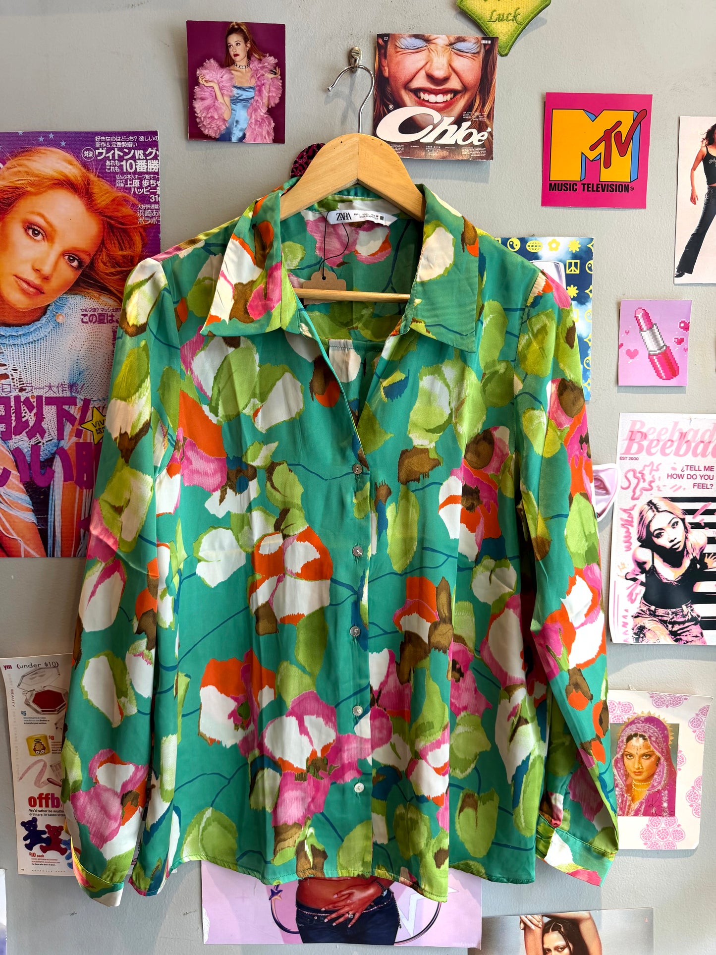 ZARA Floral Shirt