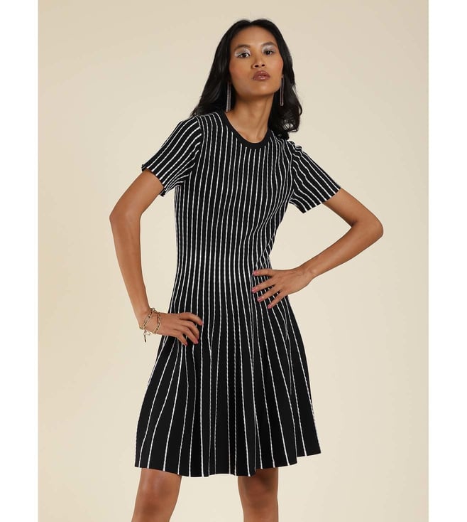 Label Ritu Kumar Black and White dress