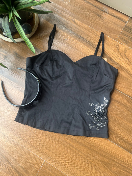 Bedazzled patch Cami