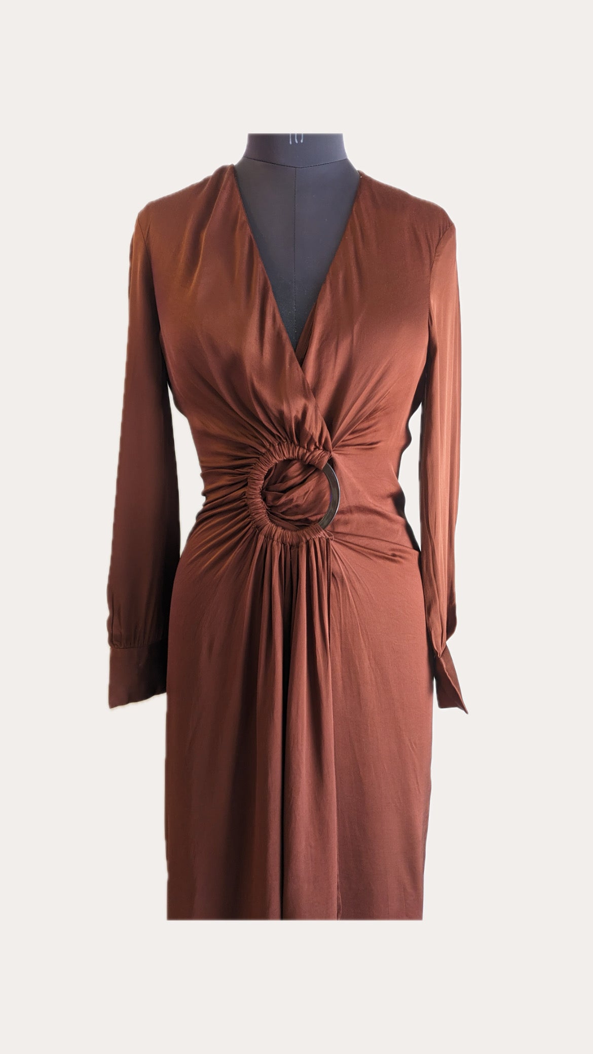 Zara Brown Maxi Dress