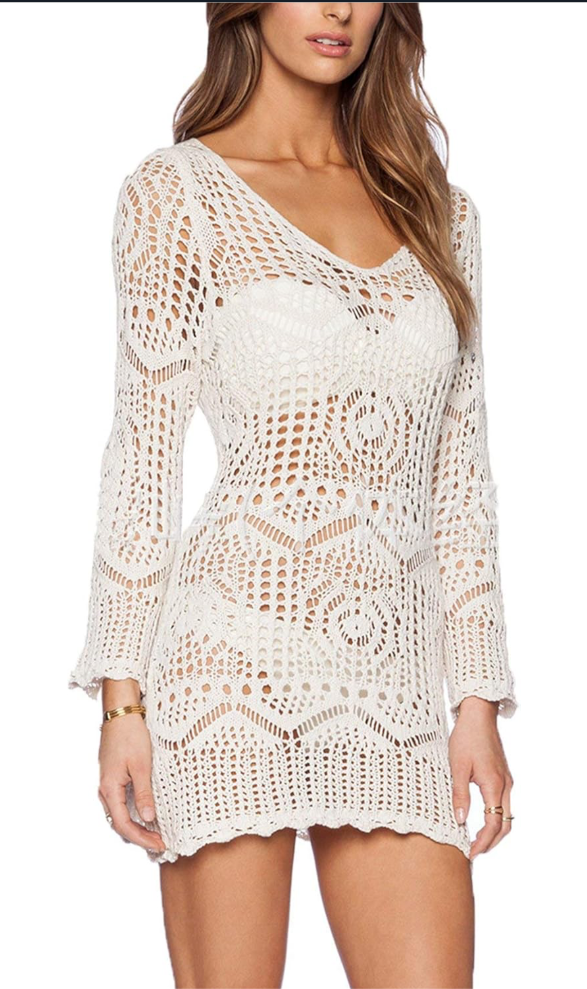 H&M Crochet Cover Up Dress