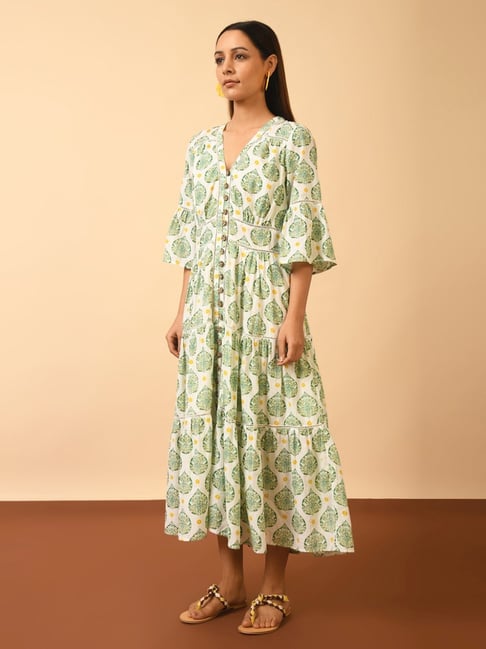 Grass & Sunshine Midi Dress