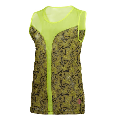 Zumba Be Free Sleeveless  Top Camo