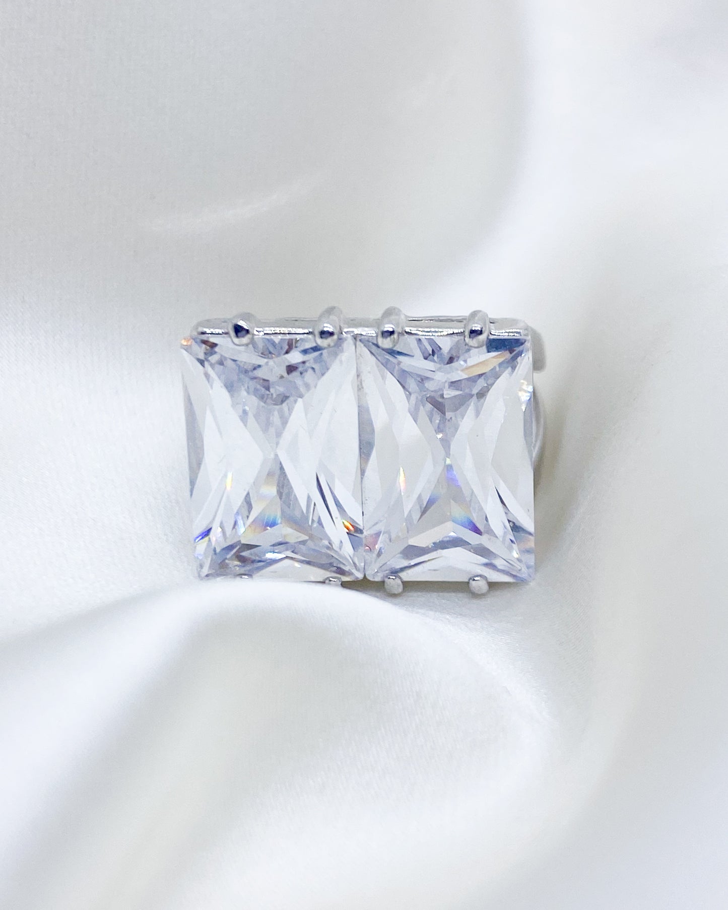 Cubic Zirconia Estate Ring