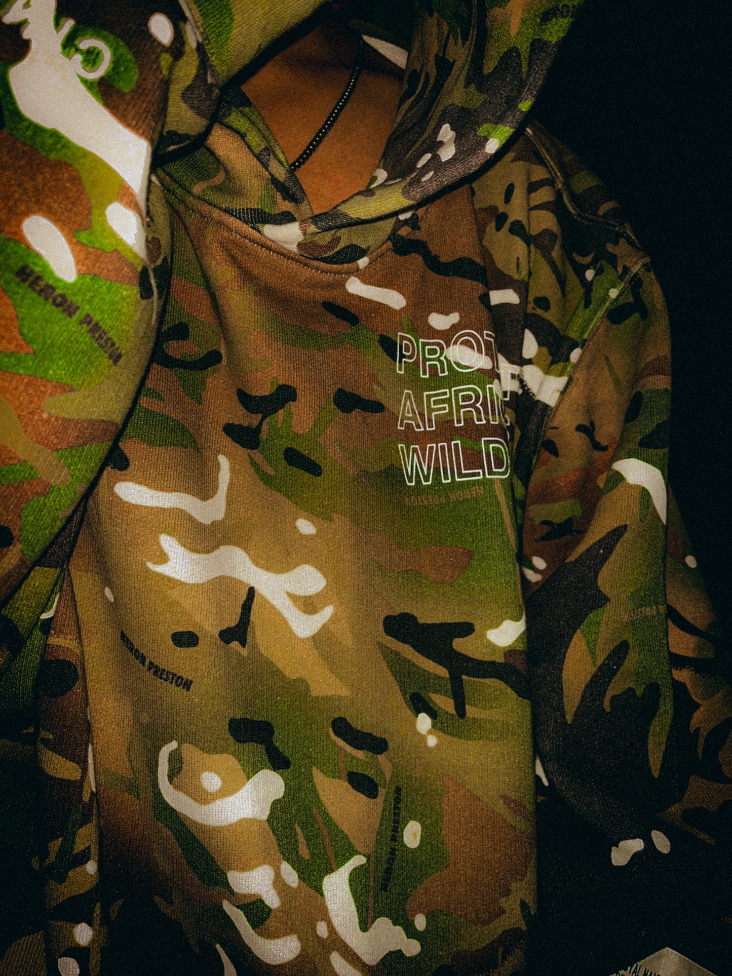 Heron Preston Ministry of Defence Camouflage Hoodie