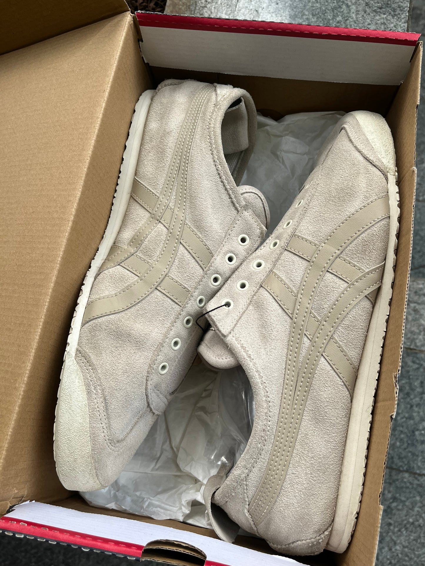 Onitsuka suede Slip ons
