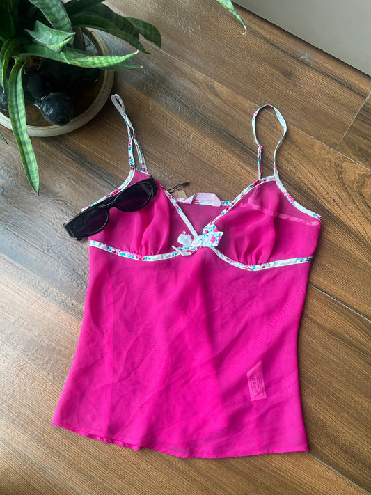 Transy Pink Cami