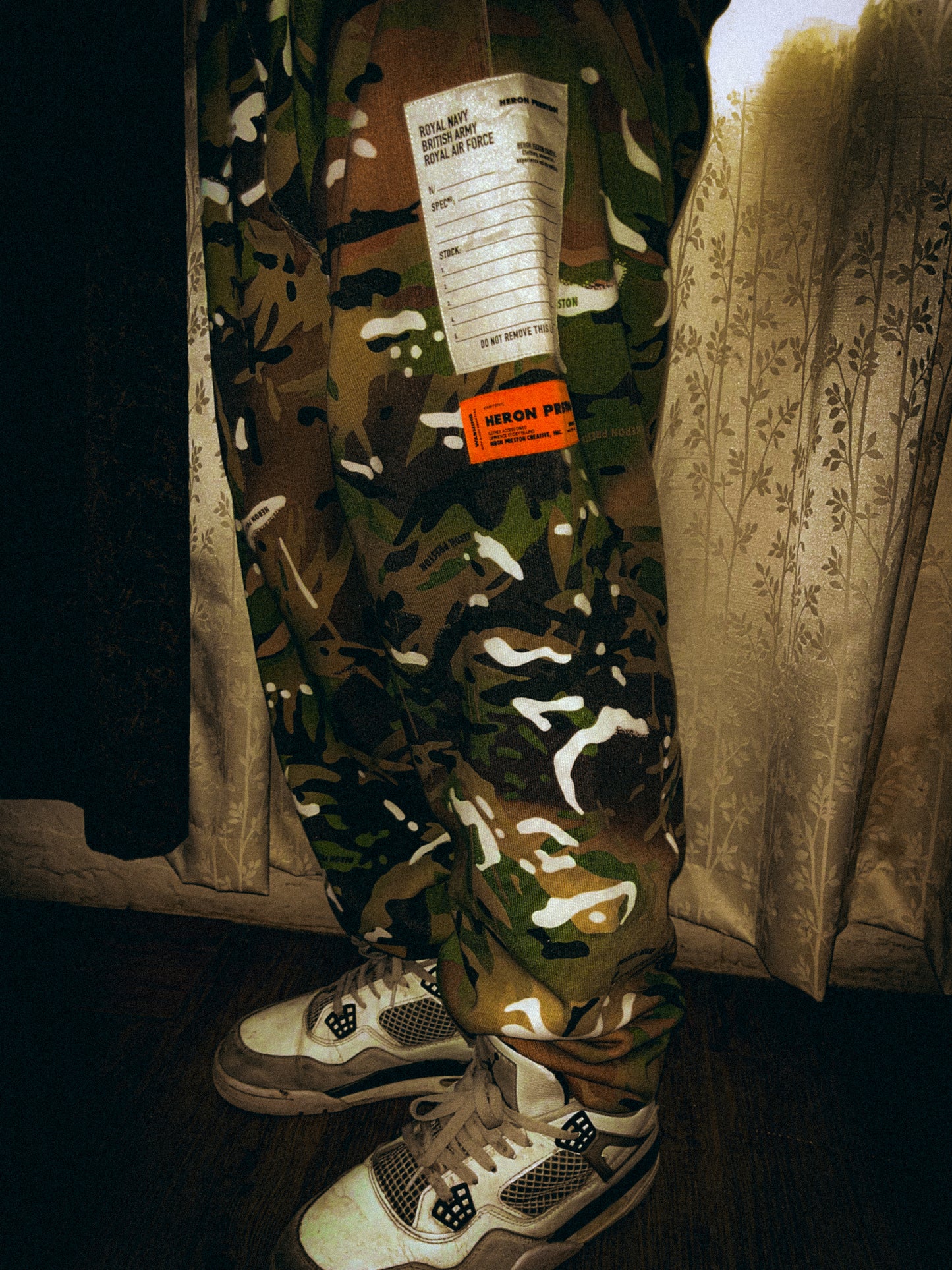 Heron Preston Camouflage Print Track Trousers