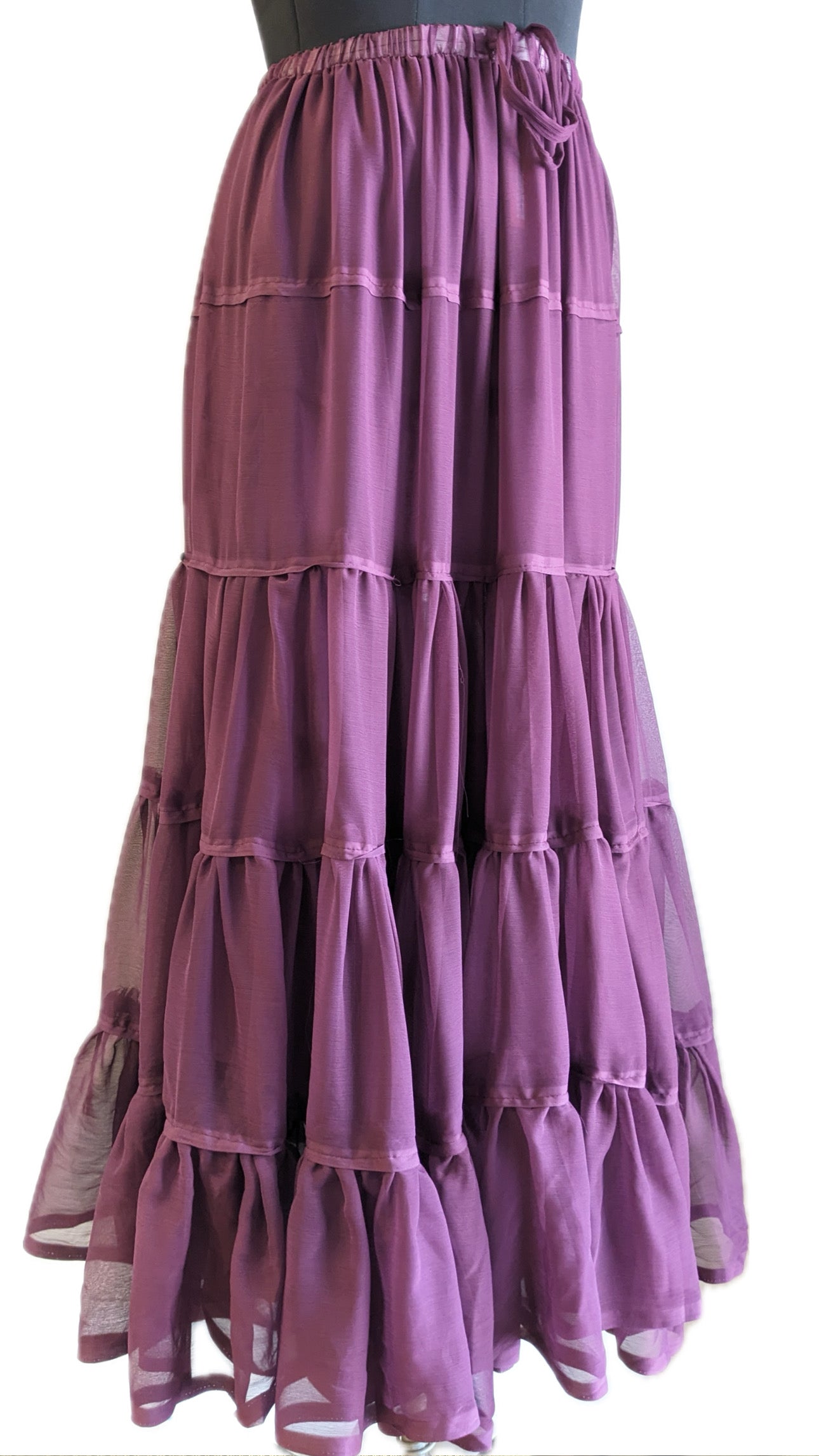 Purple Maxi Skirt