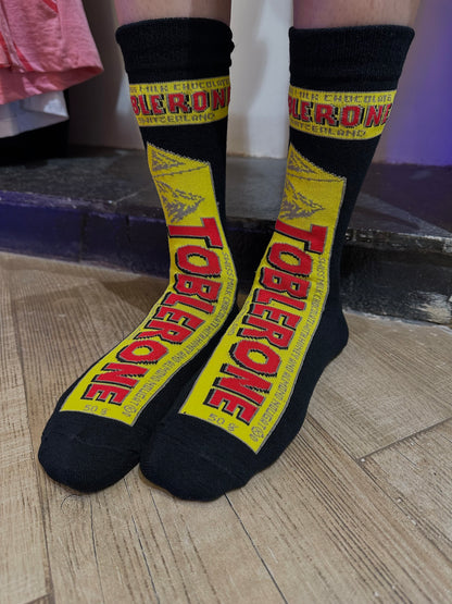 Toblerone Socks