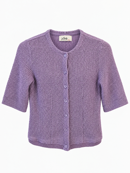 90s Lilac Cafe Cardigan
