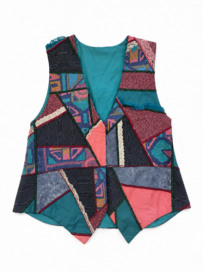 Bohemian Vintage Patchwork Vest