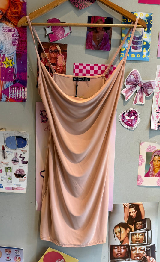 Boohoo Cowl Neck Dress