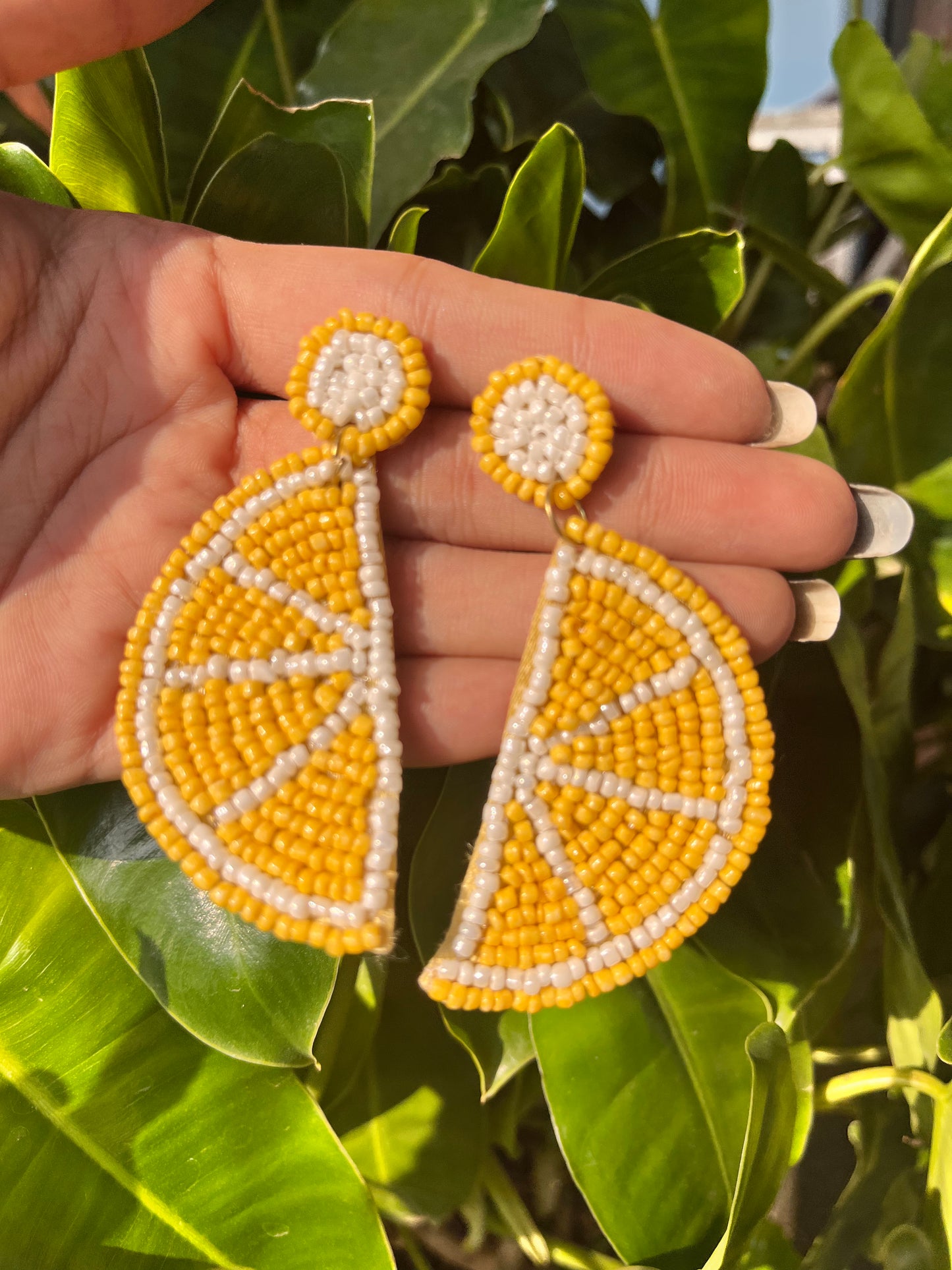 Lemon Dangler Earrings