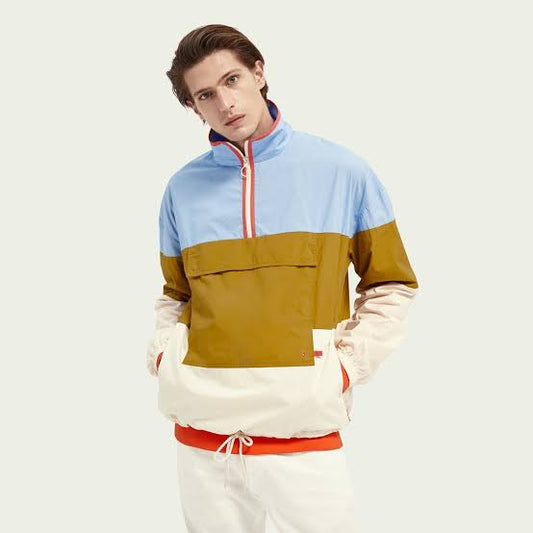 Scotch & Soda Colourblock Bomber Jacket